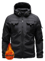 Tactical Hooded Outdoorjacket Waterproof Windproof Insulated For Outdoor Adventures For Men | Perfect for Outdoor Activities