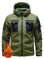 Tactical Hooded Outdoorjacket Waterproof Windproof Insulated For Outdoor Adventures For Men | Perfect for Outdoor Activities
