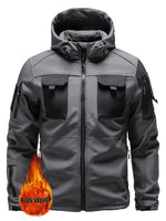 Tactical Hooded Outdoorjacket Waterproof Windproof Insulated For Outdoor Adventures For Men | Perfect for Outdoor Activities