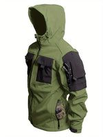 Tactical Hooded Outdoorjacket Waterproof Windproof Insulated For Outdoor Adventures For Men | Perfect for Outdoor Activities