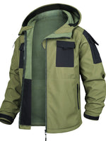 Tactical Hooded Outdoorjacket And Cargo Pants Set Waterproof Windproof Gear For Outdoor Activities For Men | Perfect for Outdoor Activities