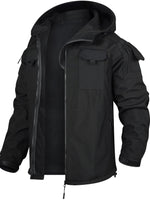 Tactical Hooded Outdoorjacket And Cargo Pants Set Waterproof Windproof Gear For Outdoor Activities For Men | Perfect for Outdoor Activities