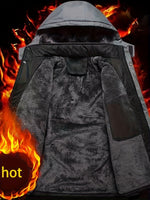 Warm Water-Resistant Fleece Lined Winter Jacket for Men | Perfect for Outdoor Activities