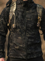 Tactical Softshell Camouflage Outdoorjacket Waterproof Windproof Outdoor Style For Men | Perfect for Outdoor Activities