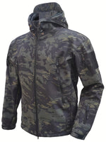 Tactical Softshell Camouflage Outdoorjacket Waterproof Windproof Outdoor Style For Men | Perfect for Outdoor Activities