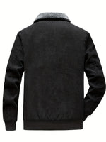 Warm Thick Long Sleeve Lapel Collar Winter Jacket for Men | Ideal for Winter
