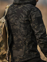 Tactical Softshell Camouflage Outdoorjacket Waterproof Windproof Outdoor Style For Men | Perfect for Outdoor Activities