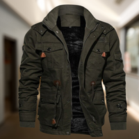 Varsity Bomber Jacket with Fur-Lined Fleece Interior for Men | Comfortable Streetwear