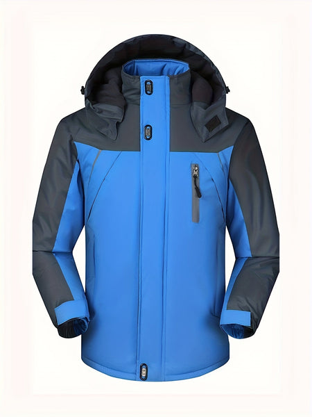 Warm Water-Resistant Fleece Lined Winter Jacket for Men | Perfect for Outdoor Activities