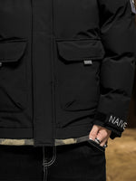 Stylish Camo Hooded Winter Jacket for Men | Perfect for Outdoor Activities