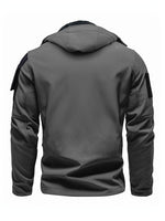 Tactical Hooded Outdoorjacket Waterproof Windproof Insulated For Outdoor Adventures For Men | Perfect for Outdoor Activities