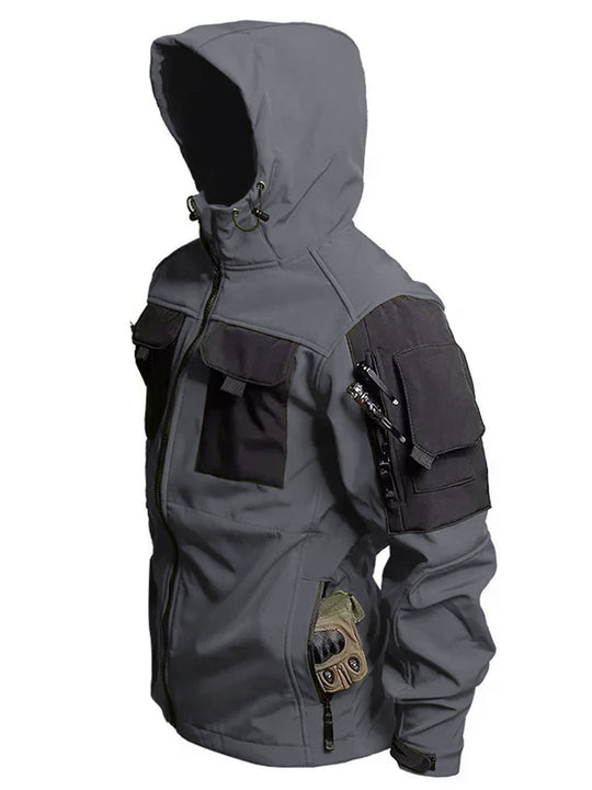 Tactical Hooded Outdoorjacket Waterproof Windproof Insulated For Outdoor Adventures For Men | Perfect for Outdoor Activities