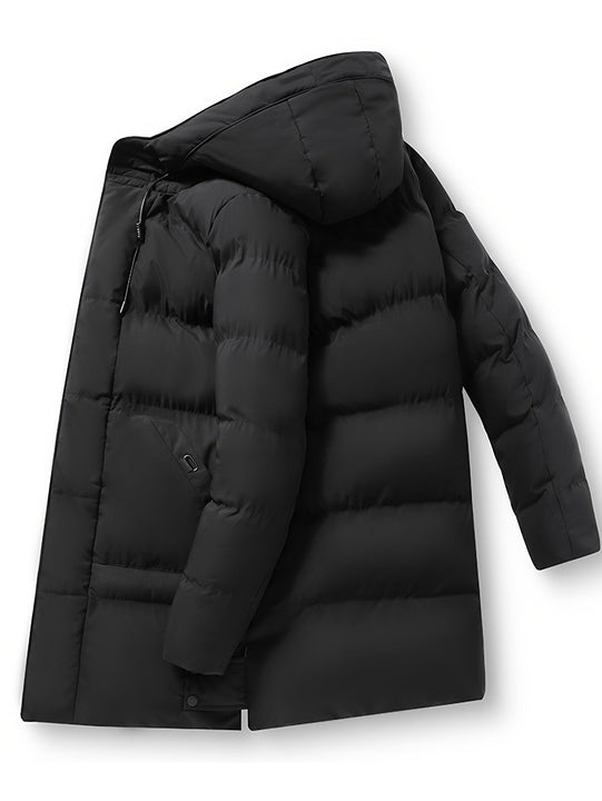 Casual Hooded Zip-Up padded Winter Jacket for Men | Perfect for Outdoor Activities