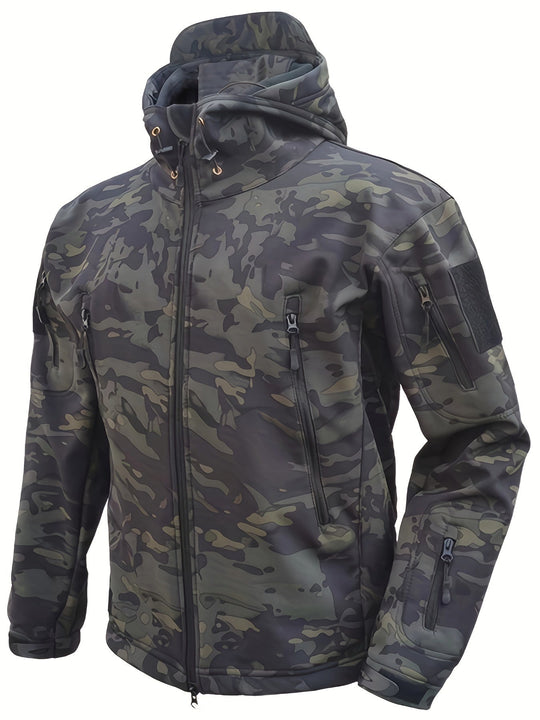 Tactical Softshell Camouflage Outdoorjacket Waterproof Windproof Outdoor Style For Men | Perfect for Outdoor Activities