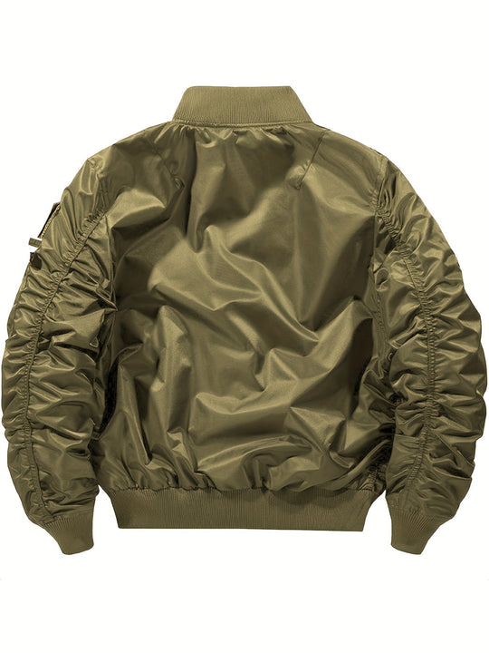 Warm Stand Collar Bomber Tactical Outdoorjacket For Men | Ideal for All Seasons
