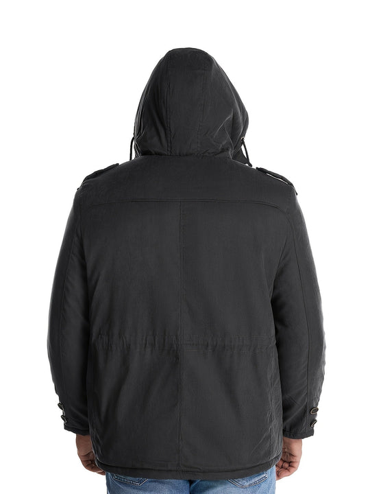 Warm Cotton Cargo With Pockets Winter Jacket For Men | Perfect for Outdoor Activities