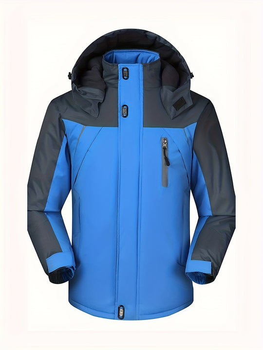 Warm Water-Resistant Fleece Lined Winter Jacket for Men | Perfect for Outdoor Activities
