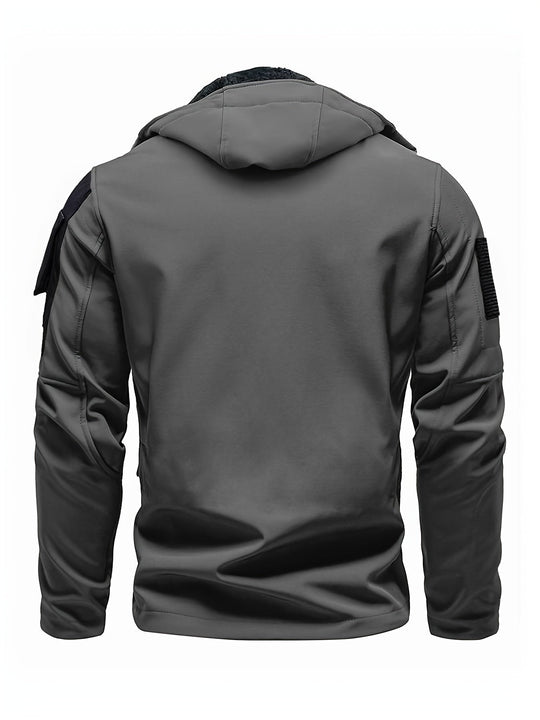 Tactical Hooded Outdoorjacket Waterproof Windproof Insulated For Outdoor Adventures For Men | Perfect for Outdoor Activities
