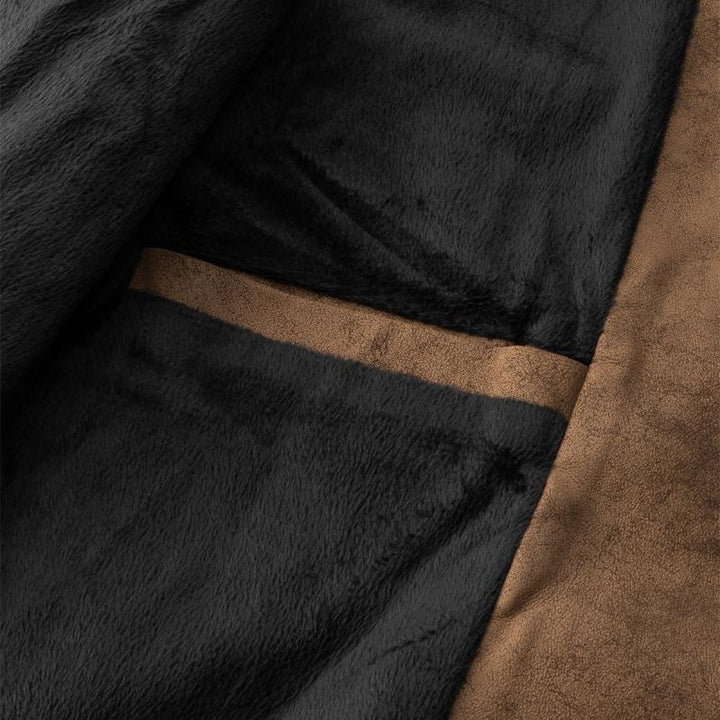 Men's Retro Slanted Zipper Vegan Leather Jacket | Ideal for All Seasons